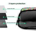 thumbnail image 4 of Lsque colorful easter eggs Pattern Laptop Bag – Portable & Slim Single-Shoulder Computer Case with Adjustable Strap, Protective, Lightweight for 13”/14”/15.6” Laptops, 4 of 8
