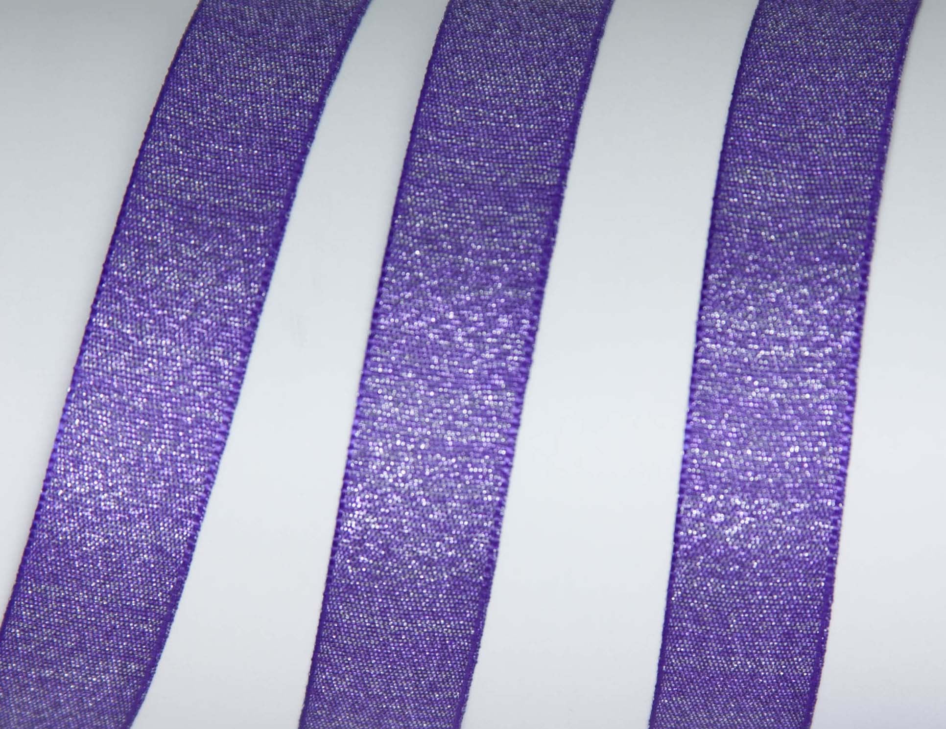 Offray Ribbon, Lavender Purple 2 1/2 inch Wired Edge Sheer Metallic Ribbon  for Wedding, Crafts, and Gifting, 9 feet, 1 Each 