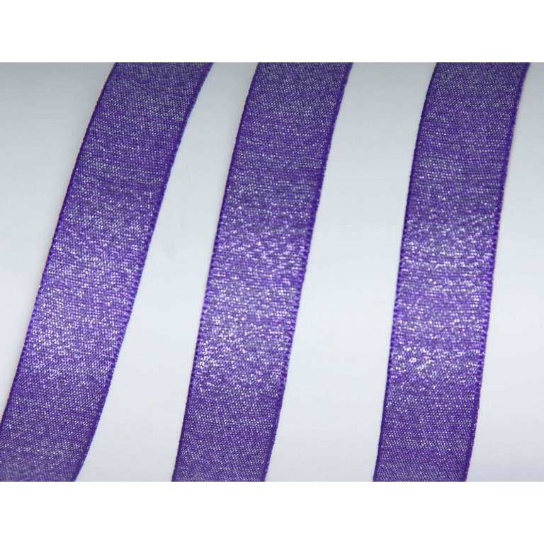 Purple Glitter 3/1.5 Ribbon
