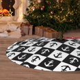 thumbnail image 6 of Rateoe Nautical Anchors1 Print Christmas Tree Skirt 30" for Xmas Holiday New Year Party Circle Tree Mat Ornaments Decoration, 6 of 7