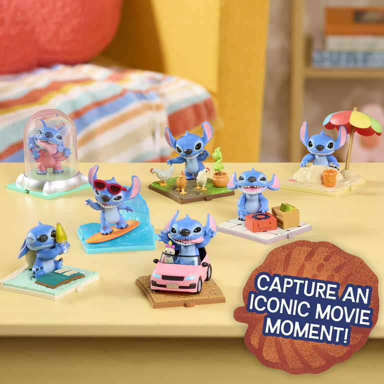 US.Disney/スターウォーズ スティッチとグーフィー フィギュアセット Disney Stitch Live-Action Movie Time 3-inch Collectible Figures