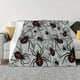 thumbnail image 1 of Fotbe Spiders Manta de Franela con Estampado, Manta Ultrasuave para Cama, Sofá, Auto, Hipoalergénica y Antibolitas-40"x30", 1 of 6