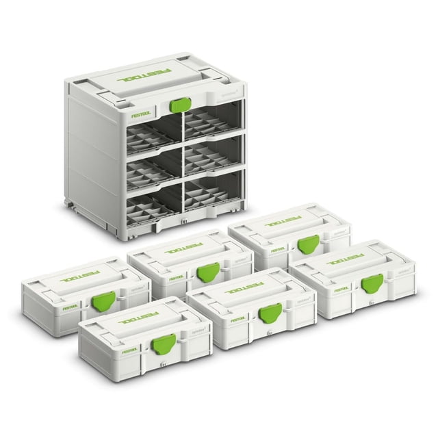 Estante de almacenamiento de herramientas Festool SYS3-RK/6 M 337 Set