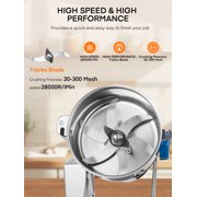 Grain Mill Grinder Electric 2500g, Swing Herb Mill Grinder for Dry Spice Herbs
