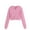Pink, variant on TBWNWG Fashionable Girls' Hooded Zip Up Long Sleeve Sweatshirt With Drawstring - Ideal for Everyday Wear and Outdoor Activities,Size 13-14 Years