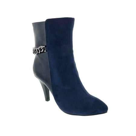 

Women s Chain Pointed Toe Bootie