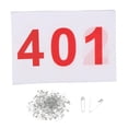 thumbnail image 4 of yotijay 100 Pieces Running Bibs Athlete Numbers Reusable with Pins 100 Numbers Race Bibs 401 to 500, 4 of 9
