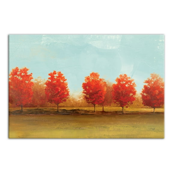 Creative Products Fall Day Trees 36 x 24 Canvas Wall Art
