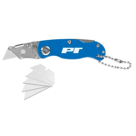 UPC: 0039564123993 | Performance Tool 20205 Lockback Compact Utility Knife  Blue