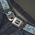 thumbnail image 2 of The Smurfs Belt, Seatbelt Buckle Belt, The Smurfs Halloween Dress Up Cosplay Poses Blue, Youth 22 to 32 Inches, 2 of 9