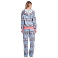 thumbnail image 3 of Ashford & Brooks Women's Mink Fleece Hoodie Pajama Set, 3 of 5