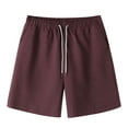 thumbnail image 1 of Yuyuzo Mens Shorts Drawstring High Waisted Lounge Shorts Lightweight Summer Beach Shorts with Pockets, 1 of 5