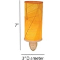 thumbnail image 4 of FYBTO Cylinder Night Light Multi Shade Made of Real Banyan Leaves 3 Inches Length x 3 Inches Width x 7 Inches Height (624 m), 4 of 4