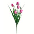 thumbnail image 4 of Ikeay Artificial Tulip Flowers Bouquet, Realistic Faux Plastic Greenery Stems for Home Wedding Centerpiece Wreath Decor, Multicolor No Fade No Maintenance Pink, 4 of 4