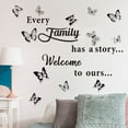 thumbnail image 4 of 1Pc Wall Decor Sticker Vinyl Wall Art Decal Removable Wall Stickers Quotes Family Wall Art Letters Wall Decal Word Lettering Wall Sticker for Living Room Bedroom Dining Room Kitchen, 4 of 6