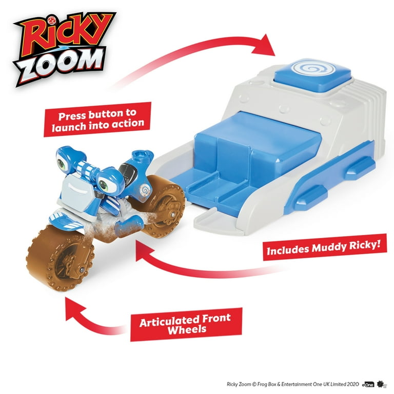 Ricky Zoom Launch & Go Playset featuring an Exclusive Action