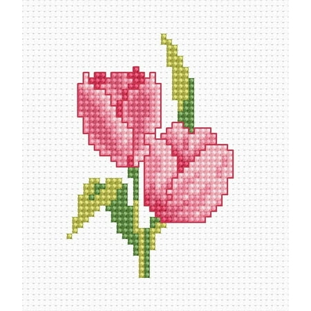 UPC: 4840746011566 | Tulips B022L Counted Cross-Stitch Kit