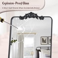 thumbnail image 4 of Antok Vintage 58" x 18" Full-Length Mirror with Carved Metal Frame, Baroque-Style Floor Mirror for Living Room, Bedroom, Entryway or Hallway, Luxury Gold, 4 of 9