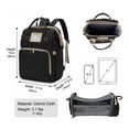 thumbnail image 4 of Diaper Bag Backpack, Multifunctional Baby Changing Bag with Foldable Crib and Insulated Bottle Pockets, a Must-Have for Baby Travel, with USB Charging Port and Stroller Straps (Black), 4 of 6