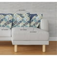 thumbnail image 5 of Amrita Sen Broadcloth Zippered Pillow With Blue Gold Finish PL313BrCDSZP16x16, 5 of 5