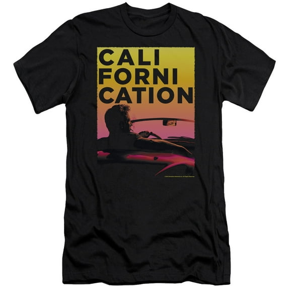Californication Sunset Ride Adult 30/1 T-Shirt Black