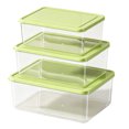 thumbnail image 2 of KGJQ Refrigerator Storage Box, with Lid, Clear Stackable Food Container, Microwave Safe Odor Resistant Freshness Keeper, for Fridge Organization, 2 of 8