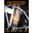 thumbnail image 7 of ESKUTE D300 Electric Bike for Adults, Folding Ebike with 750W Motor 20MPH, 48V 20.8Ah Removable Battery, 20"x4.0" Fat Tires,NFC Unlock,White with Phonebag & Lock, UL2849 Class 2, 7 of 7