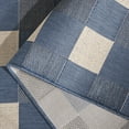 thumbnail image 5 of SAFAVIEH Courtyard Caitriona Checkered Indoor/Outdoor Area Rug, Blue/Beige, 2' x 3'7", 5 of 14