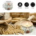 thumbnail image 6 of OSHINE 4-PACK Christmas Candles Scented Candles Gift Set 100% Natural Soy 4.4 oz Strongly Fragrance Stress Relief for Halloween,Christmas,Valentine's Day,Birthday,Anniversary, 6 of 6