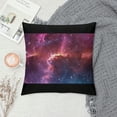 thumbnail image 2 of Dark Star Sky Print Fun Cushion Cover Novelty Throw Pillow Case" Outdoor Sofa Couch Living Room Single, 2 of 5