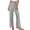Gray, variant on SwiftWear Women's Elastic Waist Ribbed Lounge Pj Pants Soft Wide Leg Sleepwear Comfortable Knit Sleeping Trousers S-2XL