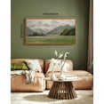 thumbnail image 4 of Drsoum 20x40in Natural Framed Landscape Vintage Large Canvas Wall Art Classical Prairie and Mountain Prints Farmhouse Kitchen Office Decor, 4 of 7
