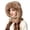 Khaki, variant on Womens Lined Full Coverage Trapper Hat With Ear Flaps Neck Wrap Cozy Integrated Warm Windproof Hat Winter Outdoor Cycling Practical Hats