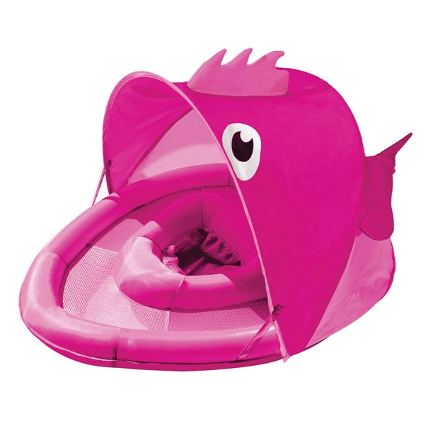 Aqua Leisure Girls' Fabric Covered Fun Fish Baby Float