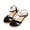 Black Ankle Strap Wedge Sandals, variant on Women's Wedge Sandals Ankle Strap Buckle Open Toe Shoes Breathable Comfortable Wedge Heels Shoes Black 40