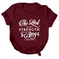 thumbnail image 1 of YDLCAFD T-Shirts Décontractés pour Femmes Imprimés Col Rond Manches Courtes Tunique Blouse, 1 of 4