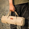 thumbnail image 7 of Camping Tent Stake Bag | Wind Rope & Ground Nail Storage Pouch | Durable Cloth Cylindrical Organizer for Outdoor Gear | Brown 42x15cm | 1-Pack, 7 of 7