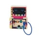 thumbnail image 4 of Tablero sensorial de madera LED Montessori, juguetes, tablero de actividades LED, interruptor de luces, tablero de actividades patrón de robot, 4 of 9