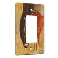 thumbnail image 1 of KuzmarK™ 1 Gang Rocker Wall Plate - American Bison Buffalo Cow and Calf Wildlife Art by Denise Every, 1 of 1