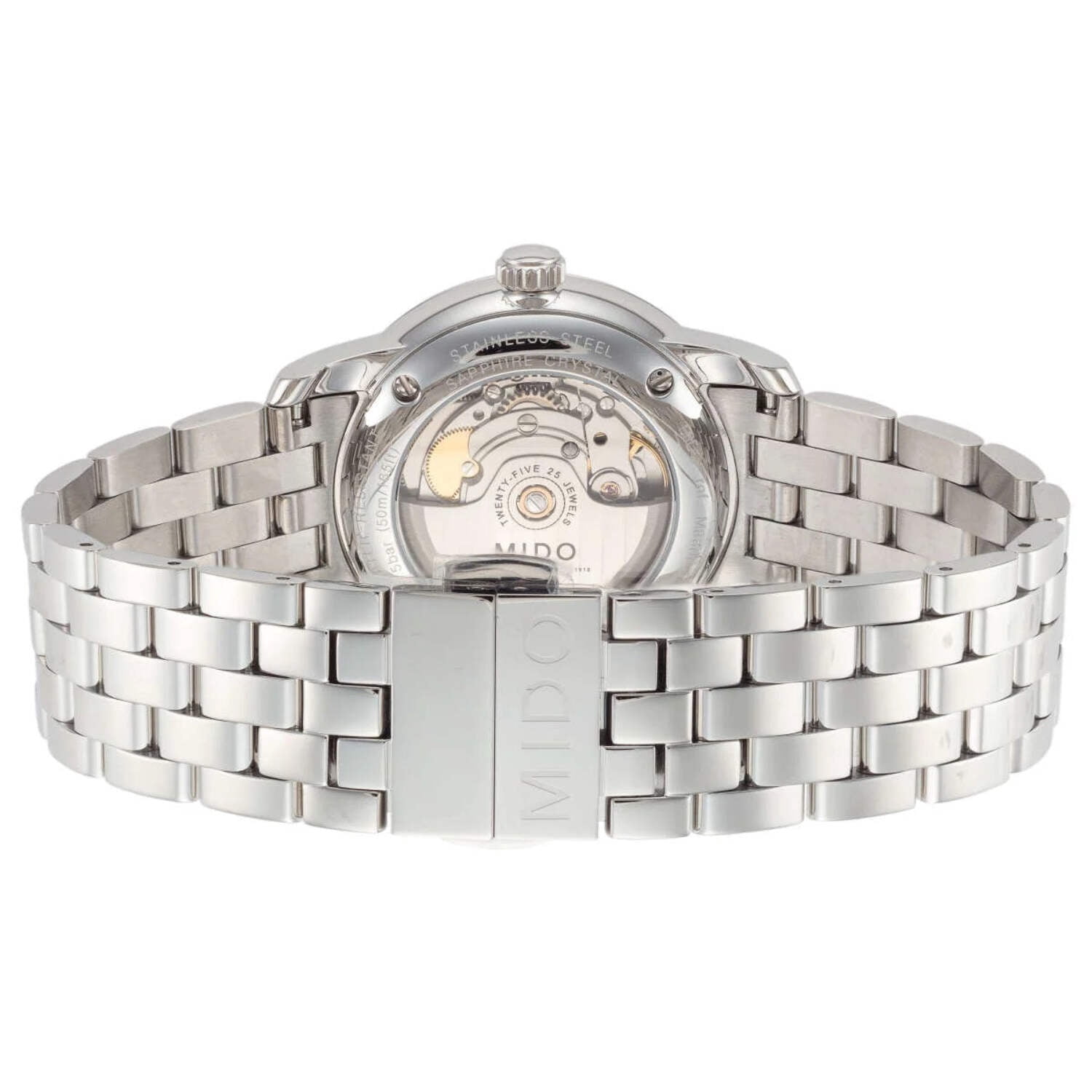 Mido Baroncelli Automatic White Dial Stainless Steel Men's Watch