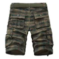 thumbnail image 2 of Bermuda Shorts Hombre Verano Casual Playa Cargo A Cuadros, 2 of 5