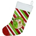 thumbnail image 2 of Christmas Snowflakes Labrador Retriever Yellow Christmas Stocking, 2 of 3