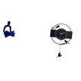 thumbnail image 1 of Figura de pájaro pensador abstracto, escultura, adorno artístico minimalista, reloj decorativo, colección versátil para oficina, sala de estar, cocina, 1 of 8