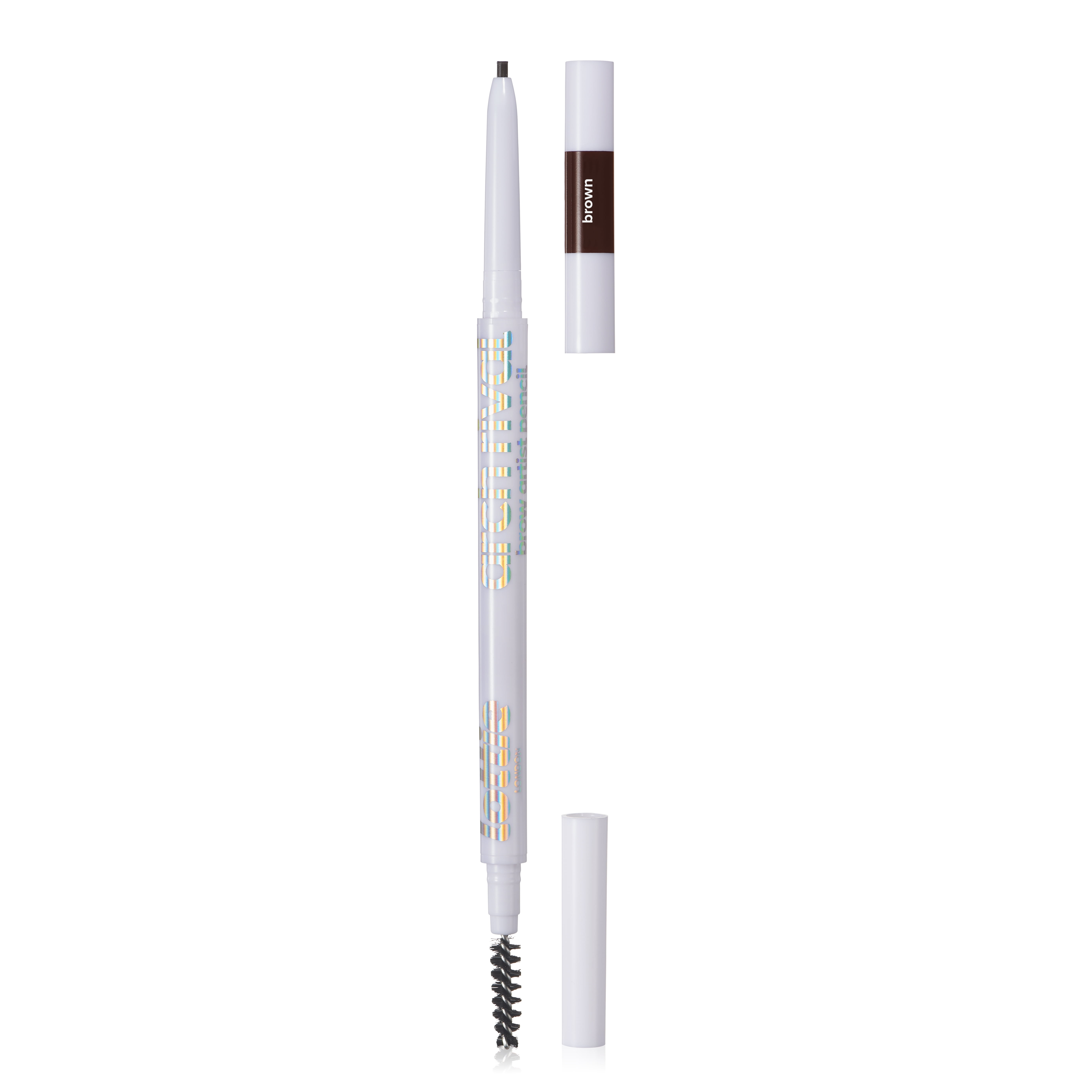 (2 pack) Lottie London Arch Rival Brow Artist Retractable Eyebrow Pencil, Brown