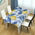 thumbnail image 4 of Yayeee Tablecloths 60" x 90" Rectangle Wrinkle Resistant Party Table Cover, Light Blue Lemon, 4 of 8