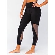 Threads 4 Thought JET BLACK Womens Mayuko Mesh Legging XS