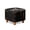 Deer Camouflage Stripe Print, variant on SCRAWLGOD Pug Dog Paw Print Brown Ottoman Cover Square Slipcovers, Stretch Footrest Stool Cover for Ottoman Square, Soft Foot Stool Covers Protector with Nonslip Elastic Bottom