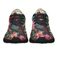 thumbnail image 5 of WeStVirginia Cardinal and Rhododendron Flower Shoes Sneakers Black Size 10.5, 5 of 7