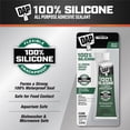 thumbnail image 4 of DAP All Purpose 2.8 oz Clear 100% Silicone Adhesive Sealant, 4 of 9