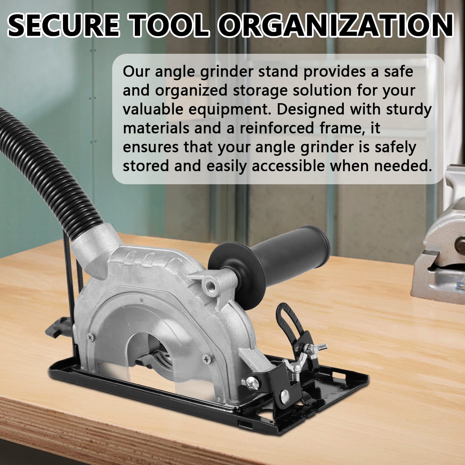 Angle Cutter Stand Set Adjustable Hand Angle Grinder Converter to Cutter Bracket for Heavy Duty Tools